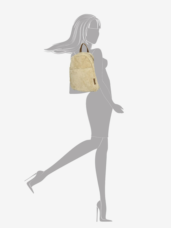 Enrico Benetti Enrico Benetti Teddy ruksak prljavo bijeli