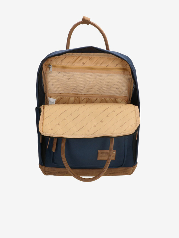 Enrico Benetti Ruksak Enrico Benetti Santiago 17" Ruksak za prijenosno računalo 19 l plavi