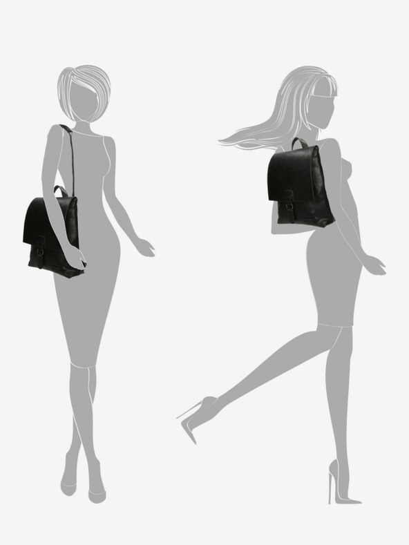 Enrico Benetti Ruksak Enrico Benetti Caen 66612 crna