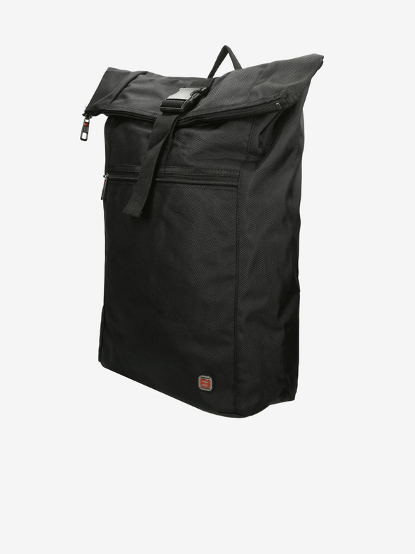 Enrico Benetti Ruksak Enrico Benetti Cornell 17" ruksak za prijenosno računalo Roll Top crni