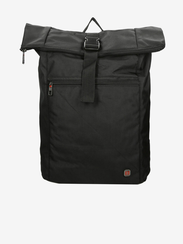 Enrico Benetti Ruksak Enrico Benetti Cornell 17" ruksak za prijenosno računalo Roll Top crni