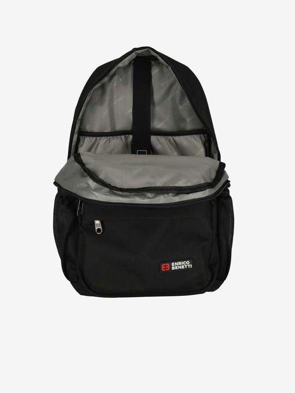 Enrico Benetti Ruksak Enrico Benetti Hamburg Ruksak za bilježnice 23 l crni