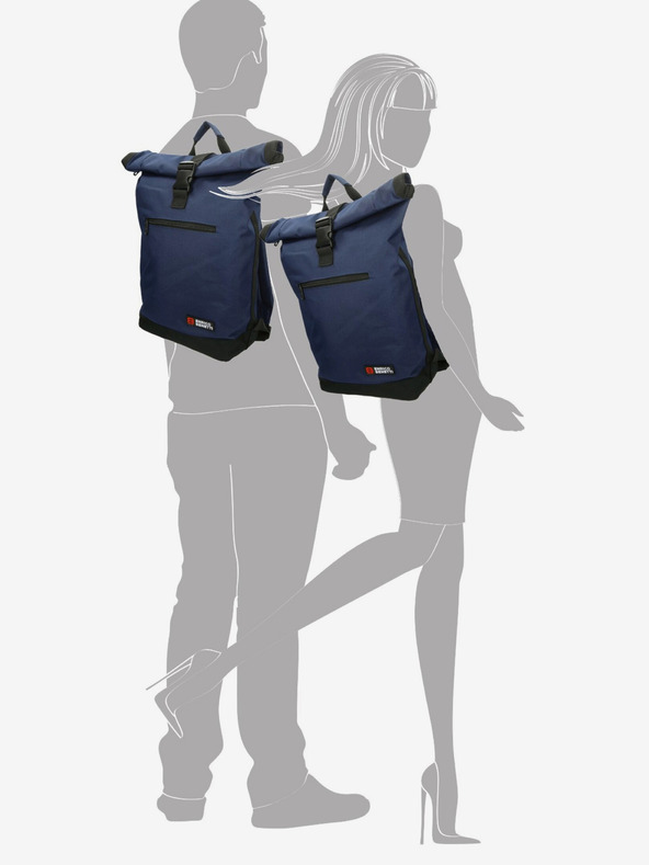 Enrico Benetti Ruksak Enrico Benetti Amsterdam Ruksak za prijenosno računalo Plavi