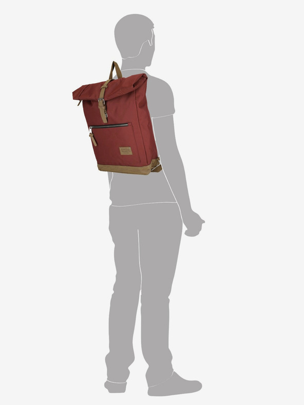 Enrico Benetti Ruksak Enrico Benetti Santiago 15" ruksak za prijenosno računalo Bordeaux