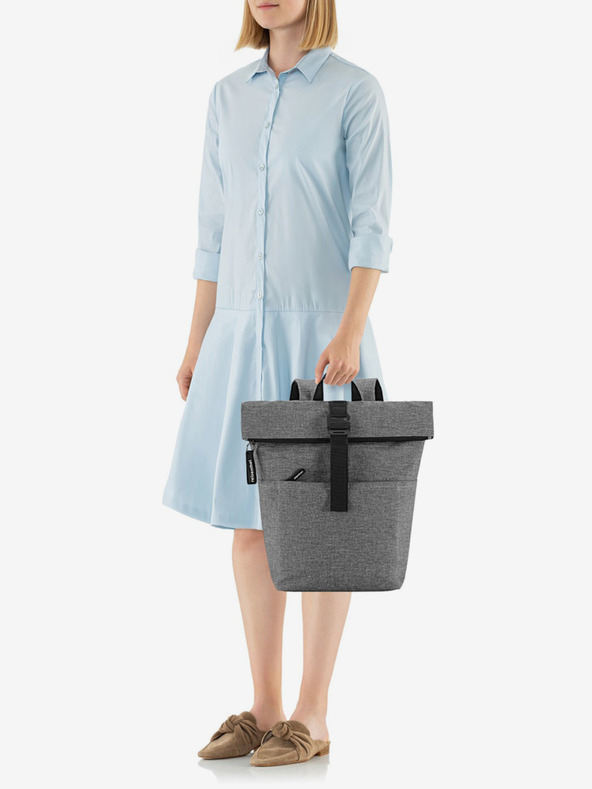 Reisenthel Reisenthel Rolltop ruksak Twist Silver