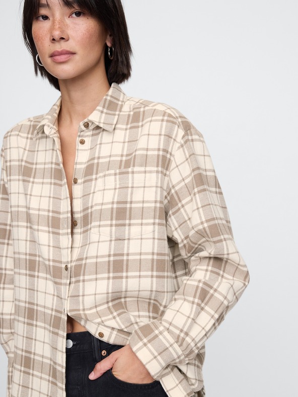 GAP Oversize flanelna košulja Big Shirt GAP
