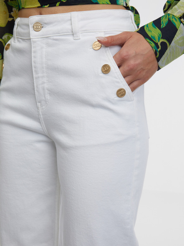 Orsay Bijele ženske široke traperice ORSAY