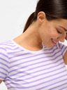 Orsay Ljubičasto-bijela prugasta majica ORSAY