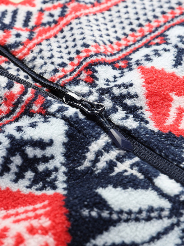 ALPINE PRO Crveno-plava ženska majica Supratherm Alpine Pro Eflina