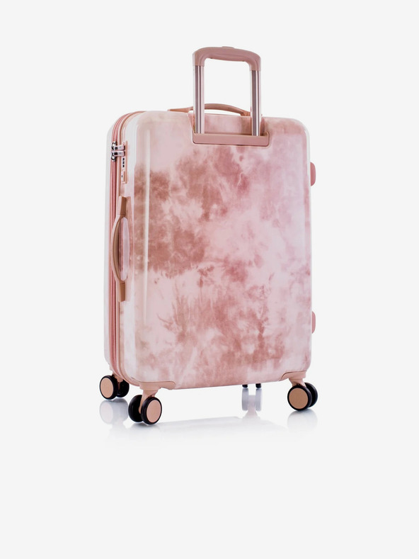 Heys Heys Tie-Dye M ružičasti putni kovčeg s uzorkom