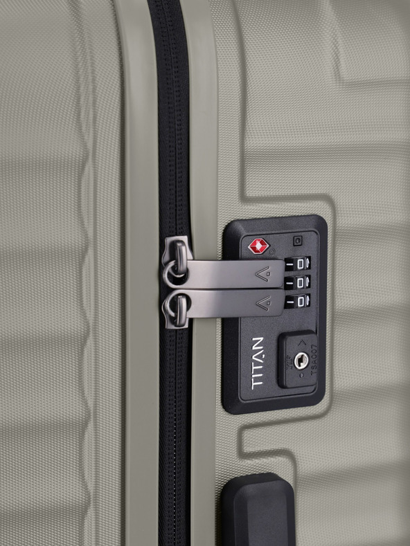 Titan Bež putni kofer Titan Litron S