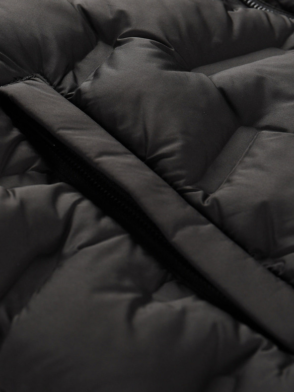 ALPINE PRO Crna muška jakna s Alpine Pro Tagor impregnacijom