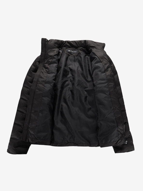 ALPINE PRO Crna muška jakna s Alpine Pro Tagor impregnacijom