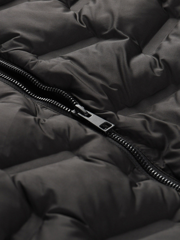 ALPINE PRO Crna muška jakna s Alpine Pro Tagor impregnacijom