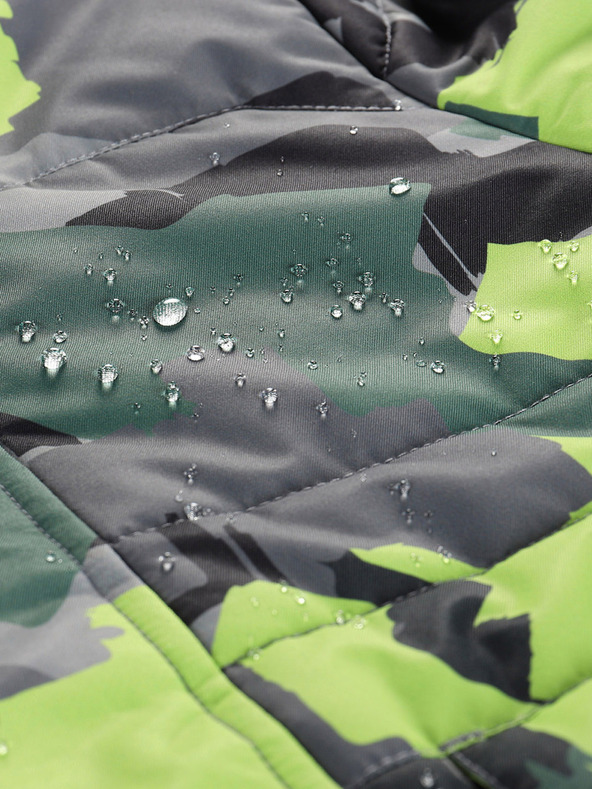 ALPINE PRO Zeleno-siva jakna za djevojčice s PTX Alpine Pro Werdo membranom