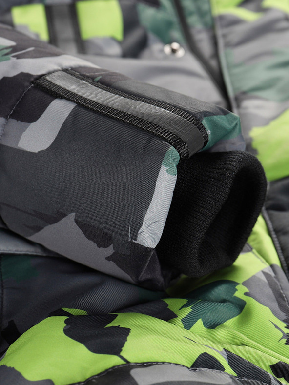 ALPINE PRO Zeleno-siva jakna za djevojčice s PTX Alpine Pro Werdo membranom