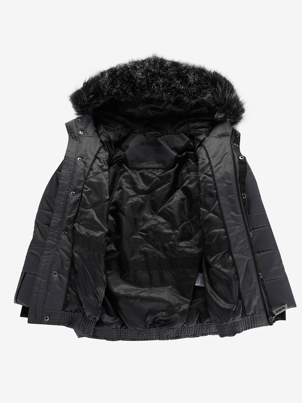 ALPINE PRO Siva jakna za djevojčice s PTX Alpine Pro Werdo membranom