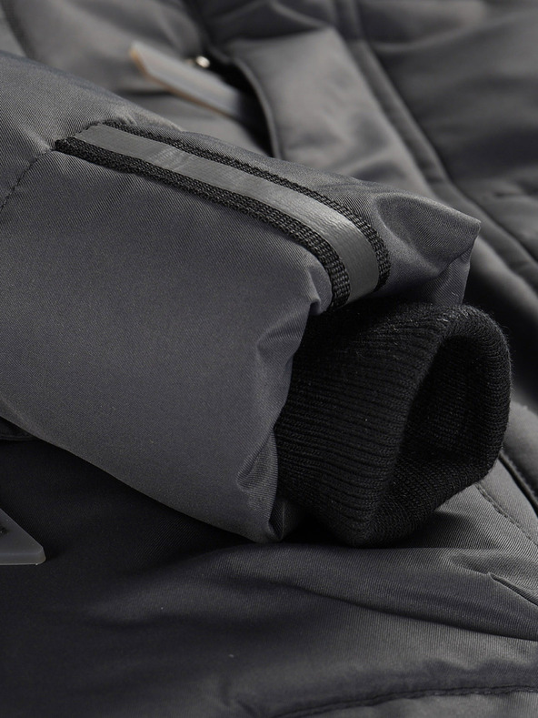 ALPINE PRO Siva jakna za djevojčice s PTX Alpine Pro Werdo membranom