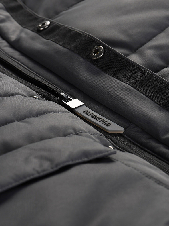 ALPINE PRO Siva jakna za djevojčice s PTX Alpine Pro Werdo membranom