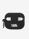Karl Lagerfeld 3D Logo NFT Choupette Head Silikonska maska ​​za Airpods Pro Black Karl Lagerfeld