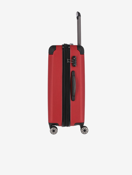 Travelite Set od tri putna kofera crvene boje Travelite City 4w S, M, L