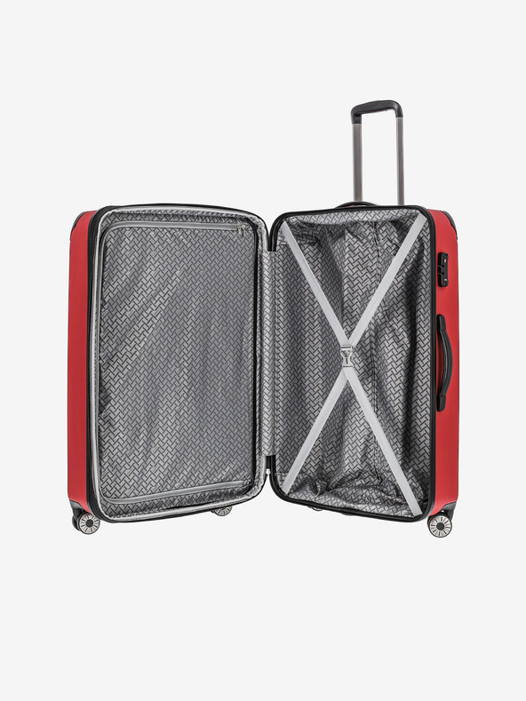 Travelite Crveni putni kofer Travelite City 4w L