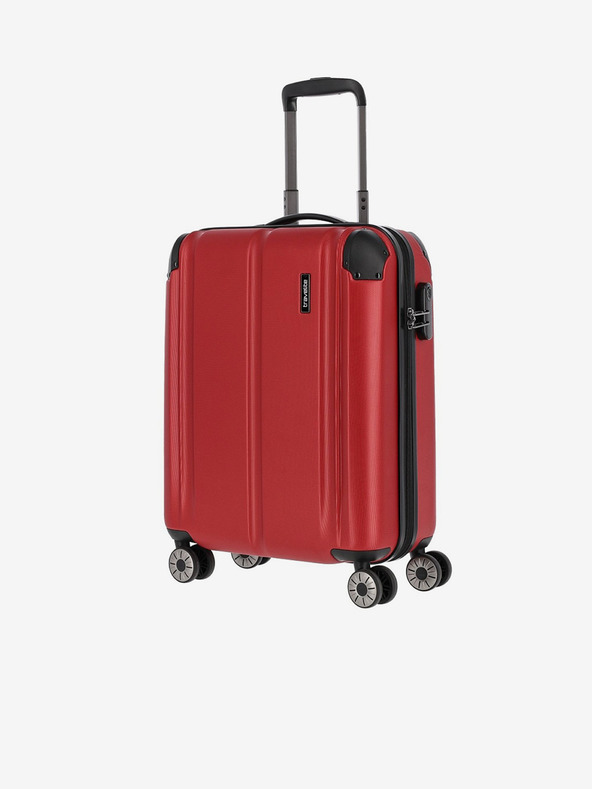 Travelite Crveni putni kofer Travelite City 4w S