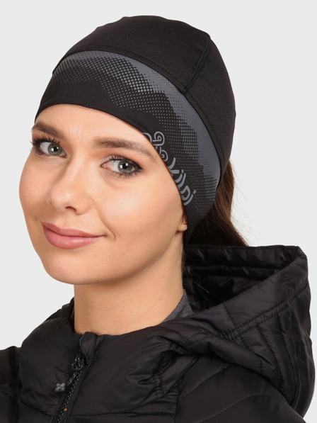 Kilpi Crna ženska kapa za trčanje Kilpi TAIL-U