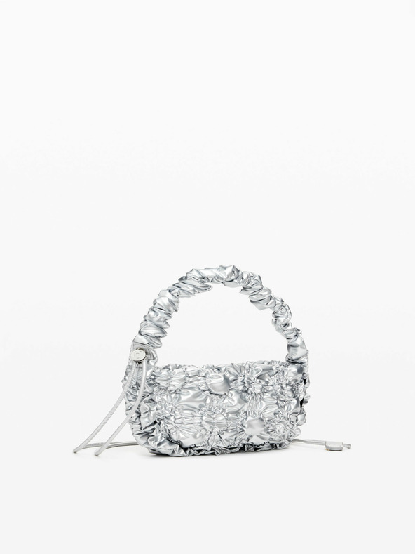 Desigual Ženska torbica srebrne boje Desigual Flossy Eibar Mini