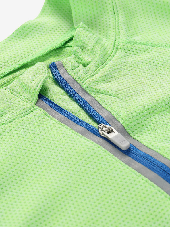 ALPINE PRO Zelena dječačka biciklistička majica Alpine Pro LATTERO koja se brzo suši