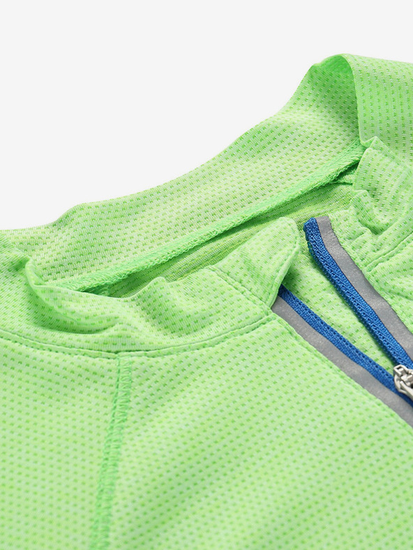 ALPINE PRO Zelena dječačka biciklistička majica Alpine Pro LATTERO koja se brzo suši