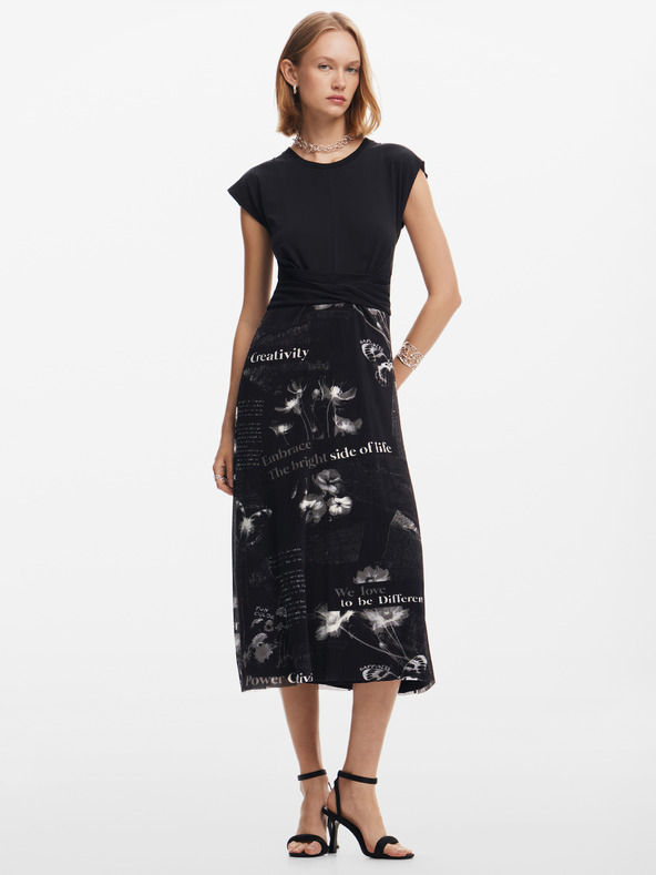 Desigual Ženska haljina s uzorkom Desigual Good News