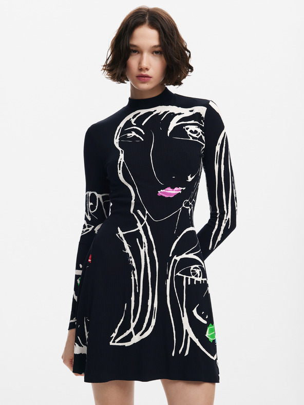 Desigual Desigual ženska ženska haljina s uzorkom Oregon