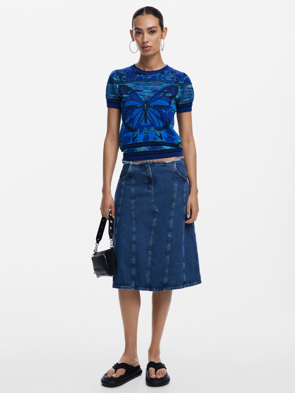 Desigual Ženska majica kratkih rukava Desigual Butterfly