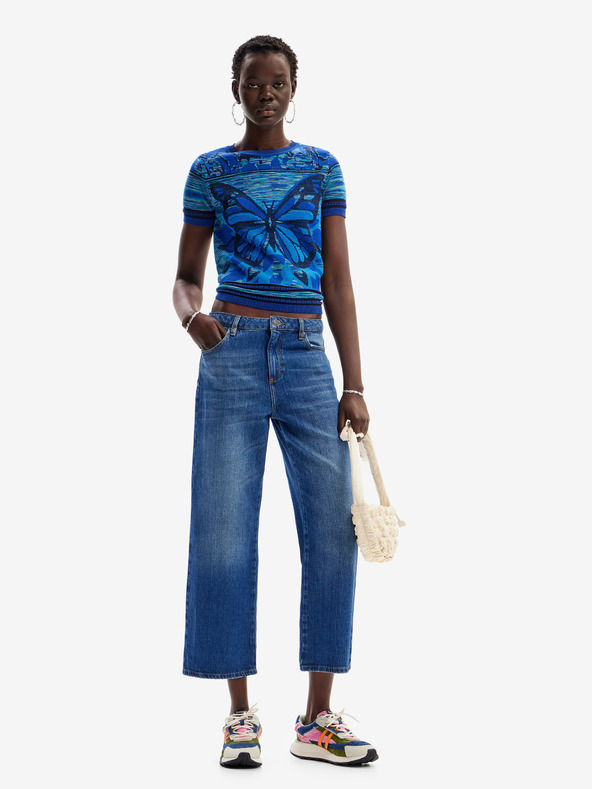 Desigual Ženska majica kratkih rukava Desigual Butterfly