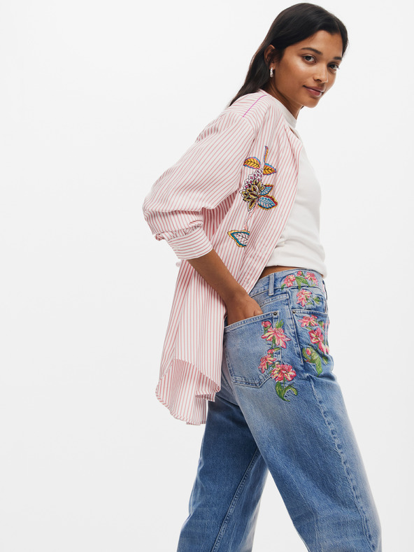 Desigual Desigual Carina ženske ravne traperice