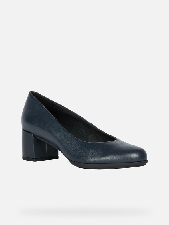 Geox Tamno plave ženske štikle Geox New Annya Mid