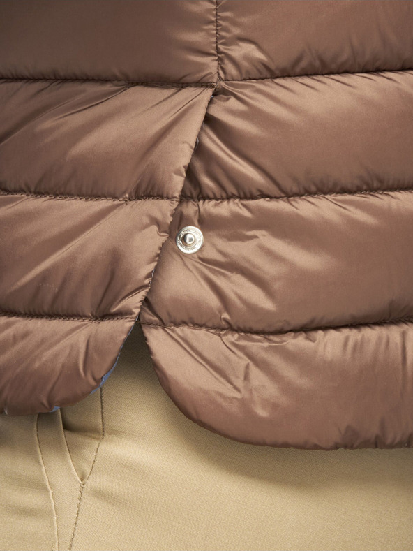 Geox Tamno smeđa ženska prošivena jakna Geox Jaysen