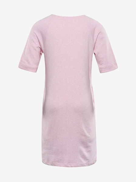 ALPINE PRO Alpine Pro MOLEDA roza ženska pamučna haljina