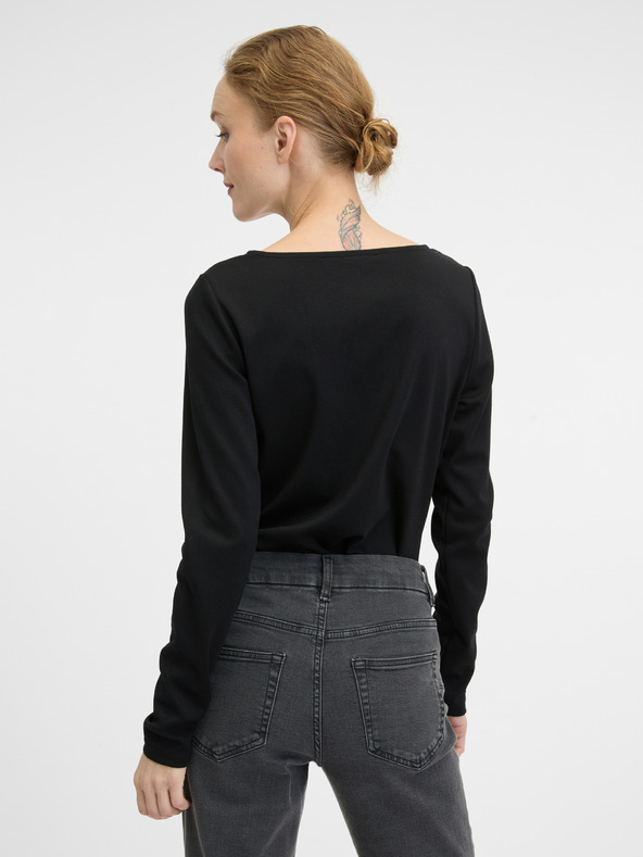 Orsay Crna ženska majica dugih rukava ORSAY