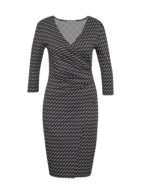 Orsay Crna ženska haljina do koljena ORSAY