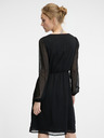 Orsay Crna ženska haljina do koljena ORSAY