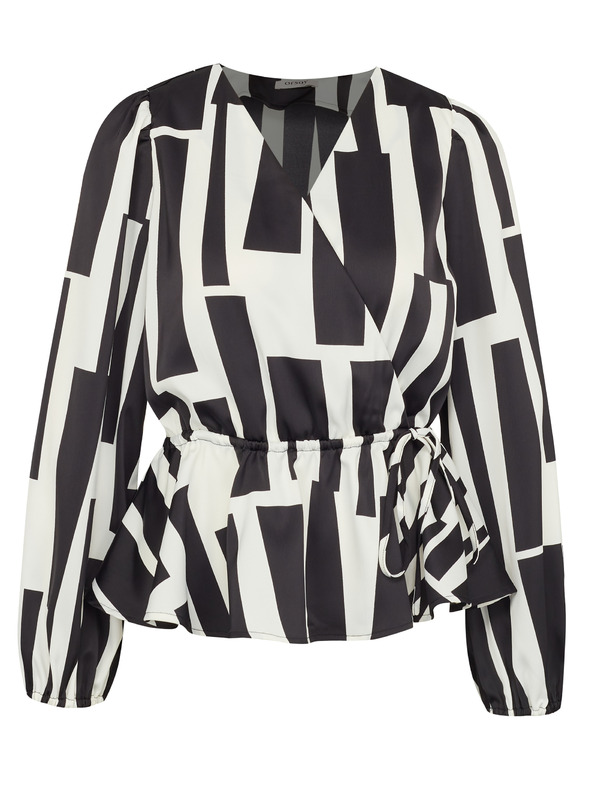 Orsay Crna ženska bluza s uzorkom ORSAY