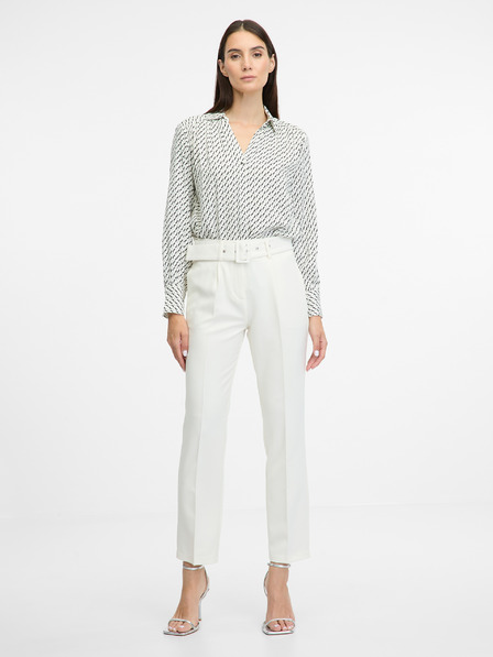 Orsay Krem ženske hlače ORSAY