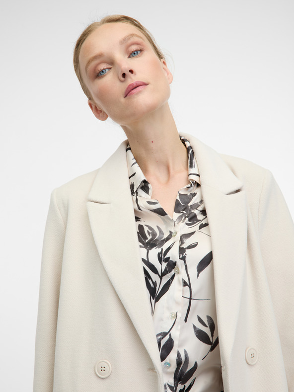 Orsay Krem ženski kaput ORSAY