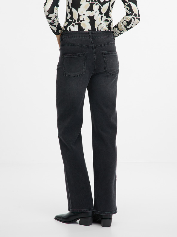 Orsay Crne ženske široke traperice ORSAY