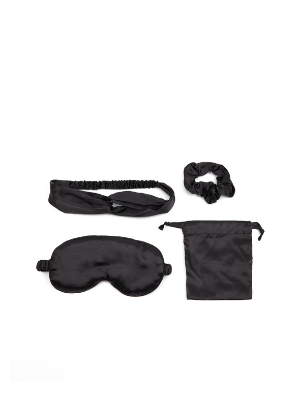 Orsay Crni ženski set pribora za spavanje u poklon kutiji ORSAY