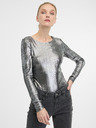 Orsay Srebrna ženska majica dugih rukava ORSAY