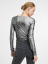 Orsay Srebrna ženska majica dugih rukava ORSAY