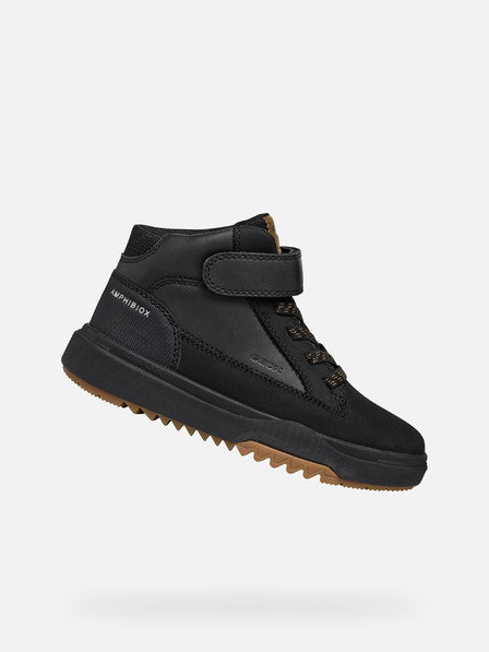 Geox Crna dječja gležnjača Geox Bunshee B Abx